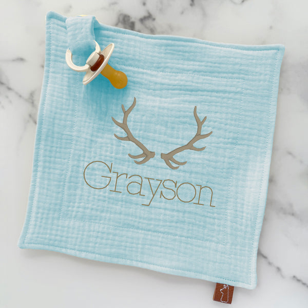 Baby Pacifier Lovey | Antlers