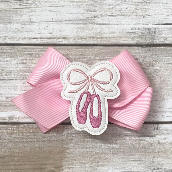 Ballet Slippers Feltie Clip