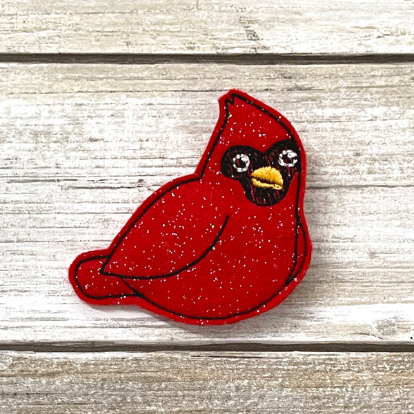 Cardinal Feltie Clip