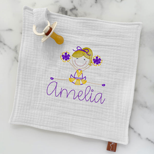 Baby Pacifier Lovey | Cheerleader