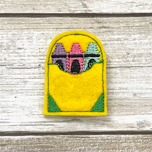 Crayon Box Feltie Clip | BLANK