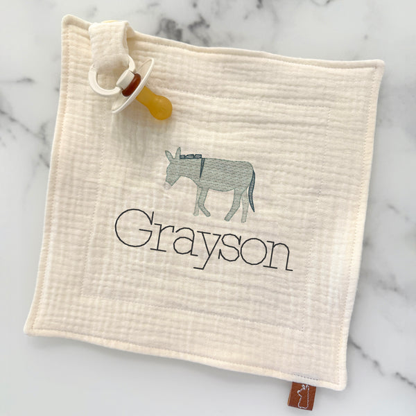 Baby Pacifier Lovey | Donkey