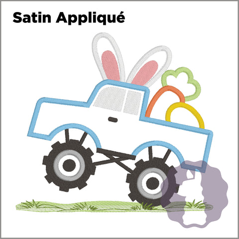 Easter Monster Truck Appliqué