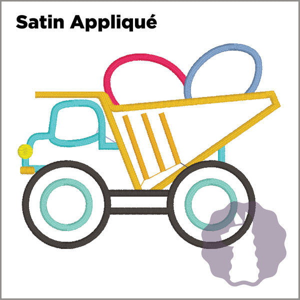 Easter Dump Truck Appliqué