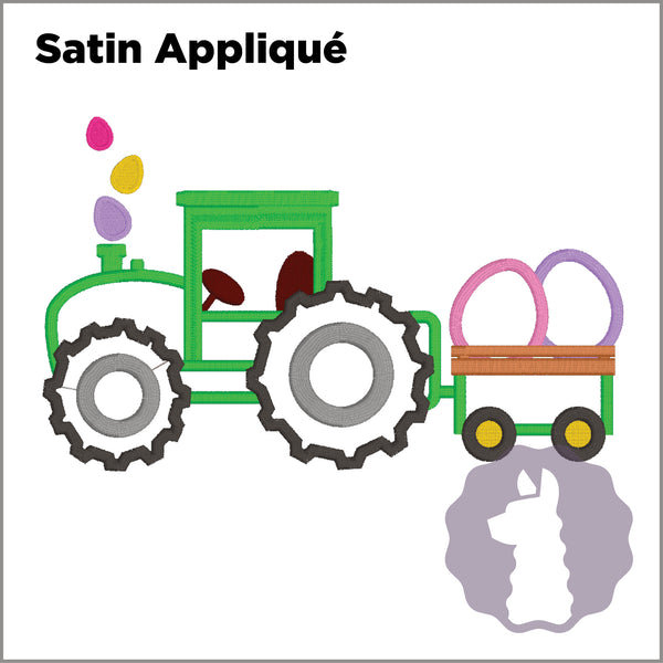 Easter Tractor Appliqué
