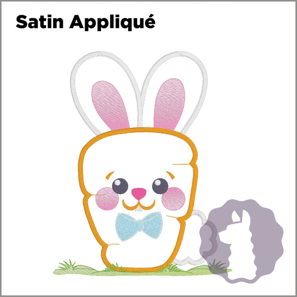 Rabbit Carrot Appliqué