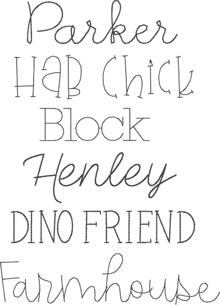 Embroidered Folder | NAME