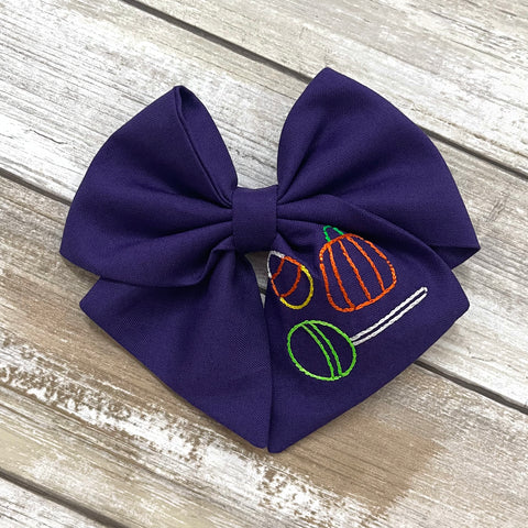 Halloween Candy  Large Sailor Bow | OPTIONS