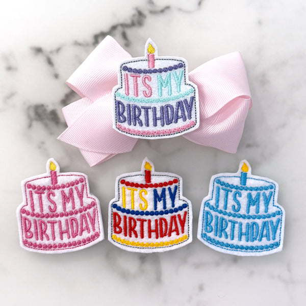 Birthday Feltie Clip