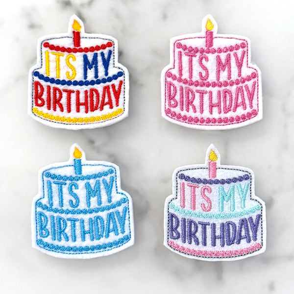 Birthday Feltie Clip