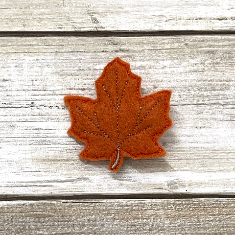 Autumn Leaf Feltie Clip