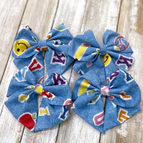 School Patches Bow |