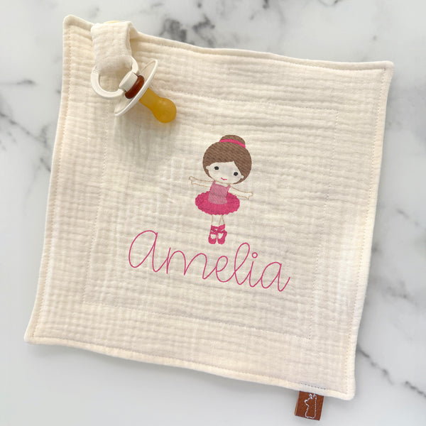 Baby Pacifier Lovey | Ballerina