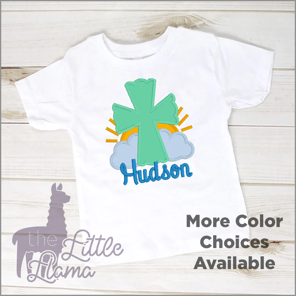 Cross with Sunshine Appliqué