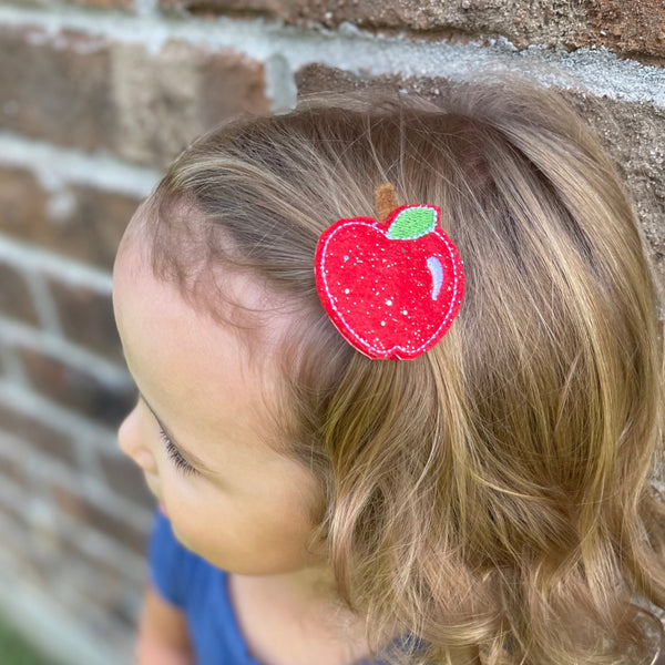 Apple Feltie Clip