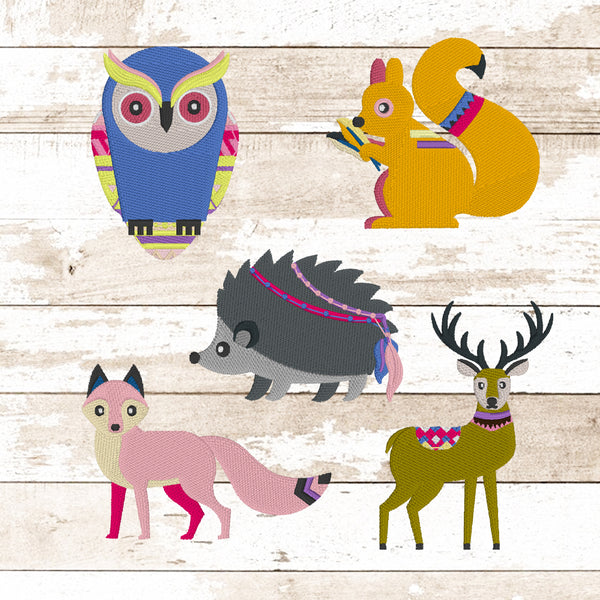 Aztec Animal Trio | GIRL