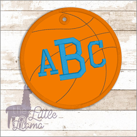 Bag Basketball Monogram Tag