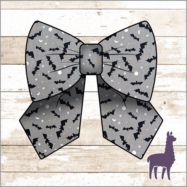 Monogram Bats Bow