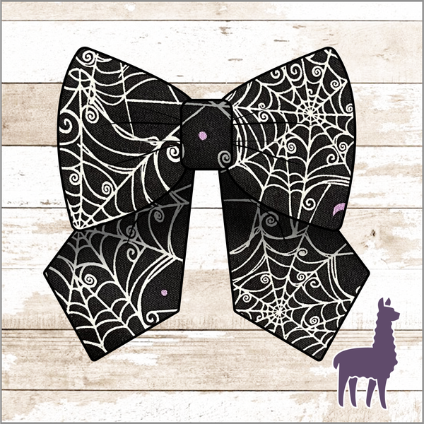 Monogram Spider Web Bow