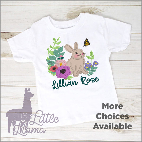 Bunny in a Garden Appliqué