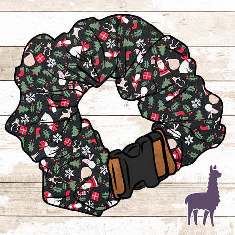 Mini Christmas Print Collar Cover