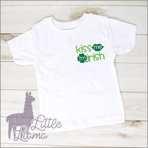 "Kiss Me I'm Irish" Embroidery | SMALL