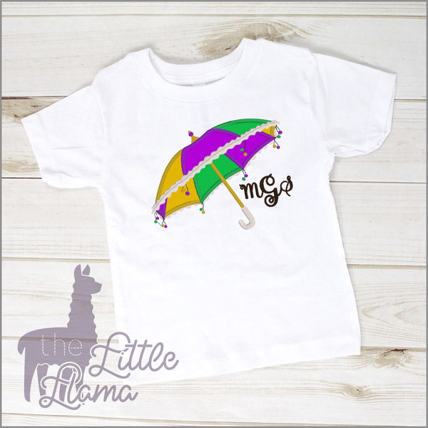 Mardi Gras Umbrella Appliqué