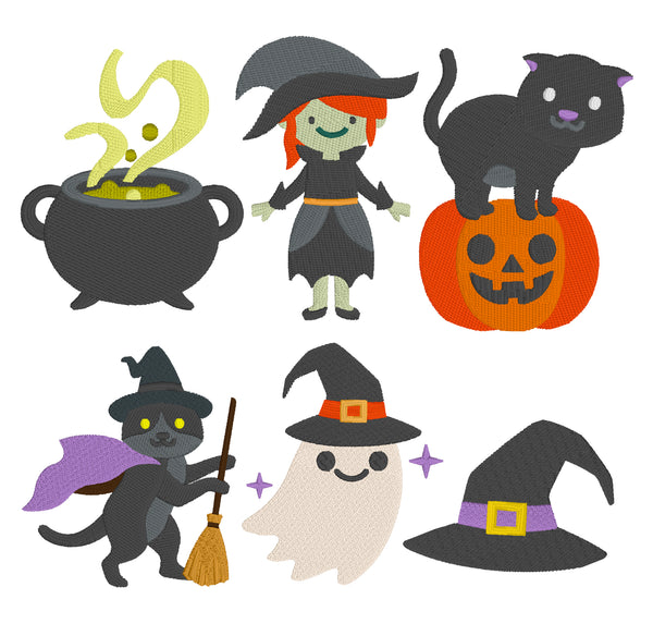 Witch Trio Mini Embroiderey