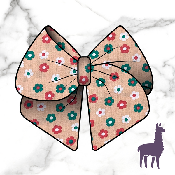 70's Floral Bow | SIZE & STYLE OPTIONS