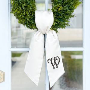 Wreath Sash | AD  Opal Monogram