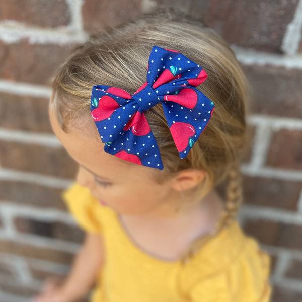 School Apple Bow | STYLE & SIZE OPTIONS