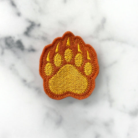 Bear Paw Feltie Clip | Choose Your Colors