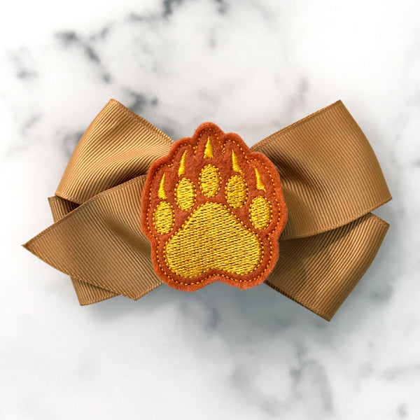 Bear Paw Feltie Clip | Choose Your Colors