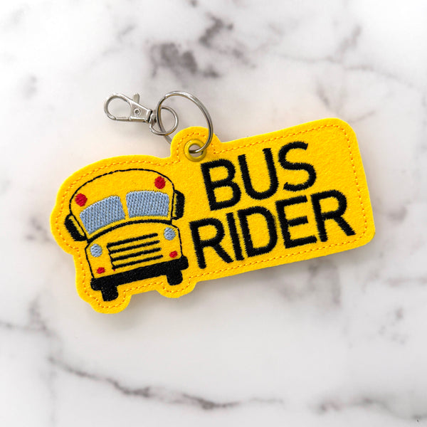 Car/Bus Rider Bag Tag