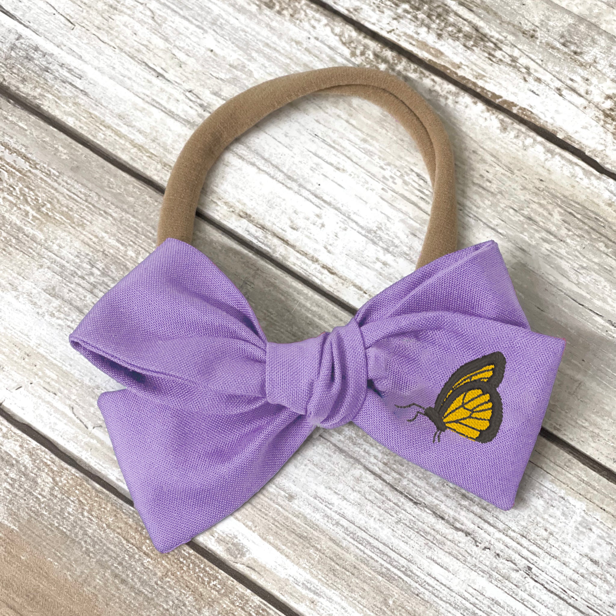 Butterfly School Girl Bow