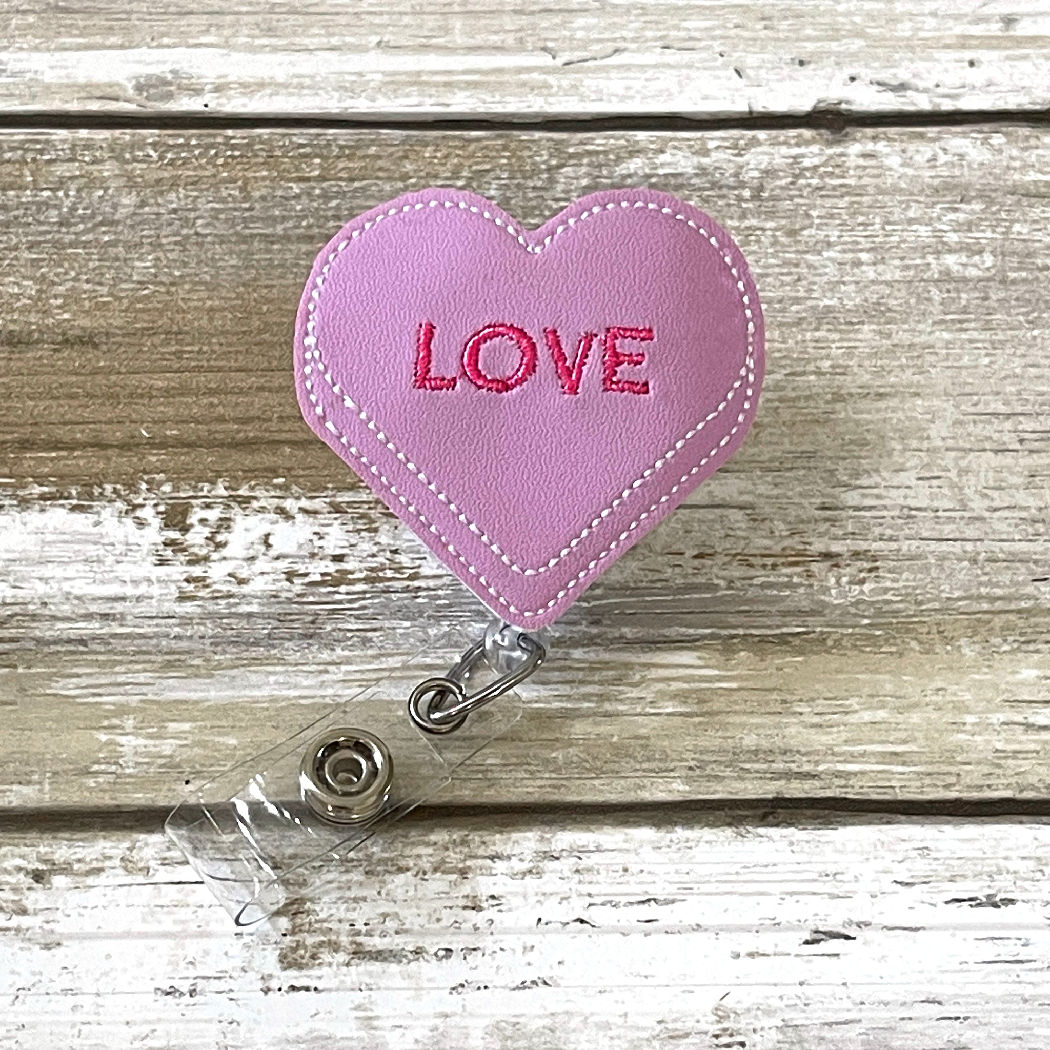 Candy Heart Badge Reel