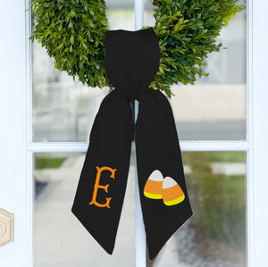 Wreath Sash | Candy Corn