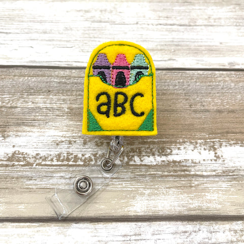 Crayon Badge Reel | "ABC"