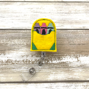 Crayon Badge Reel