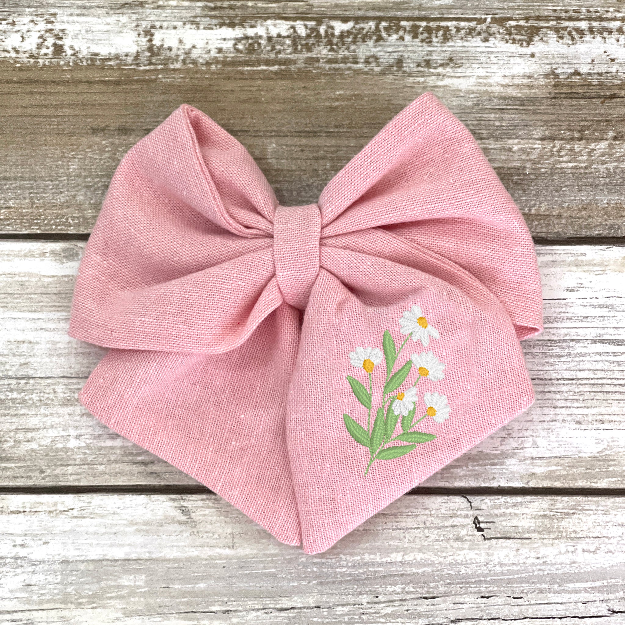 Daisy Flowers Large Sailor Bow | OPTIONS