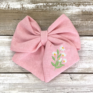 Daisy Flowers Large Sailor Bow | OPTIONS