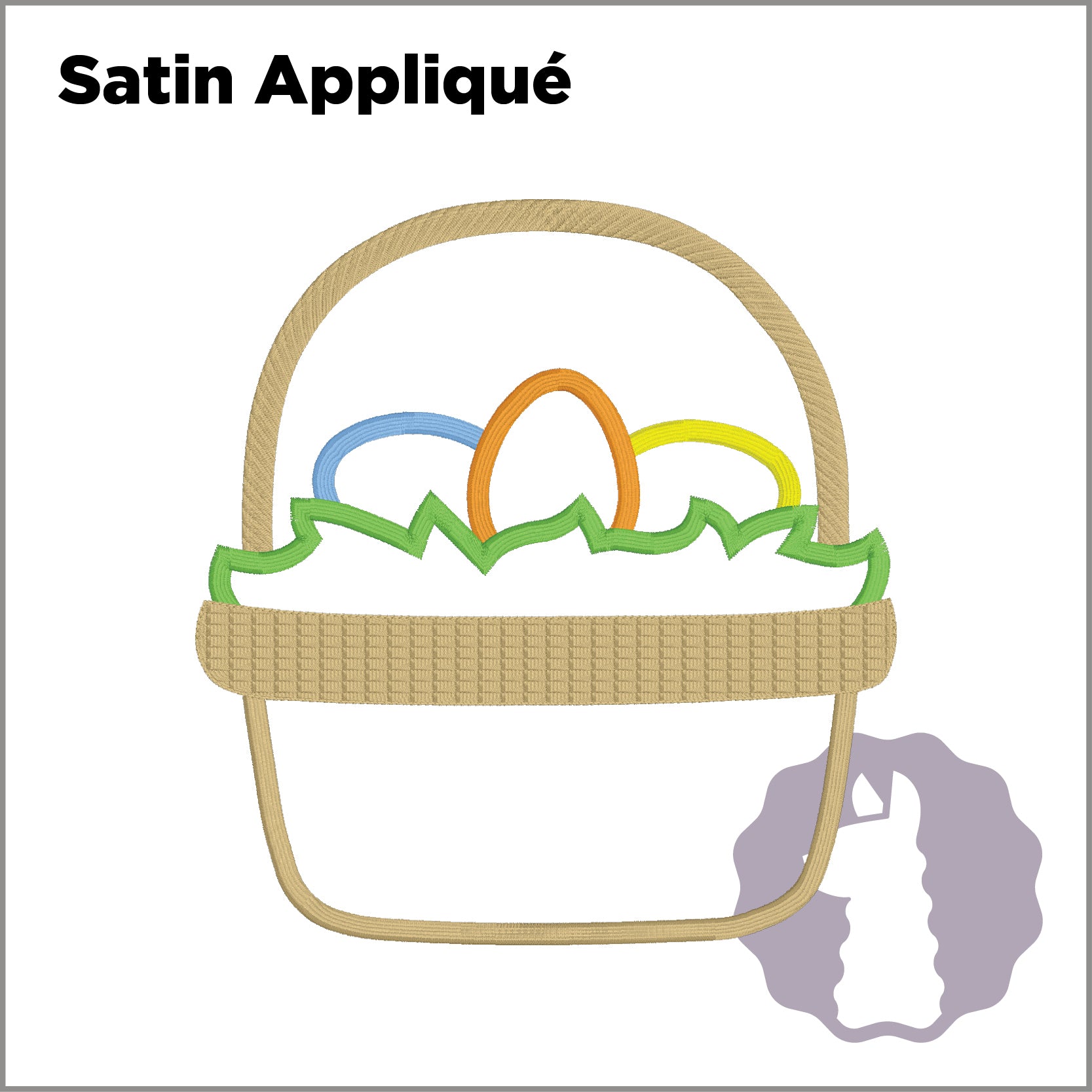 Easter Basket Appliqué