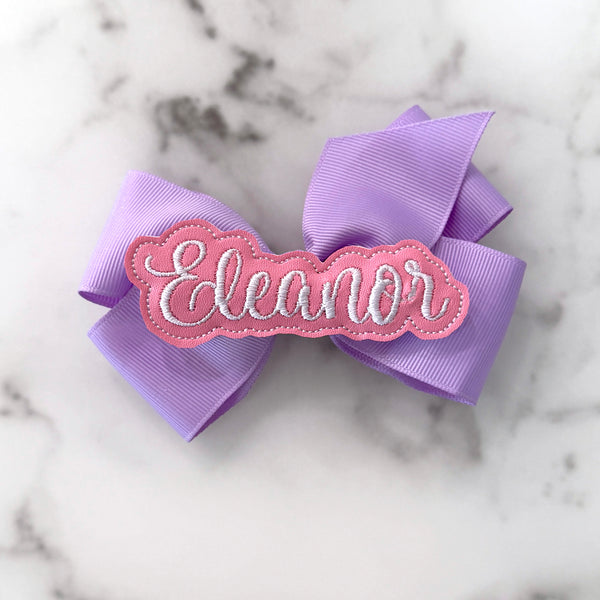 Leather Name Clip