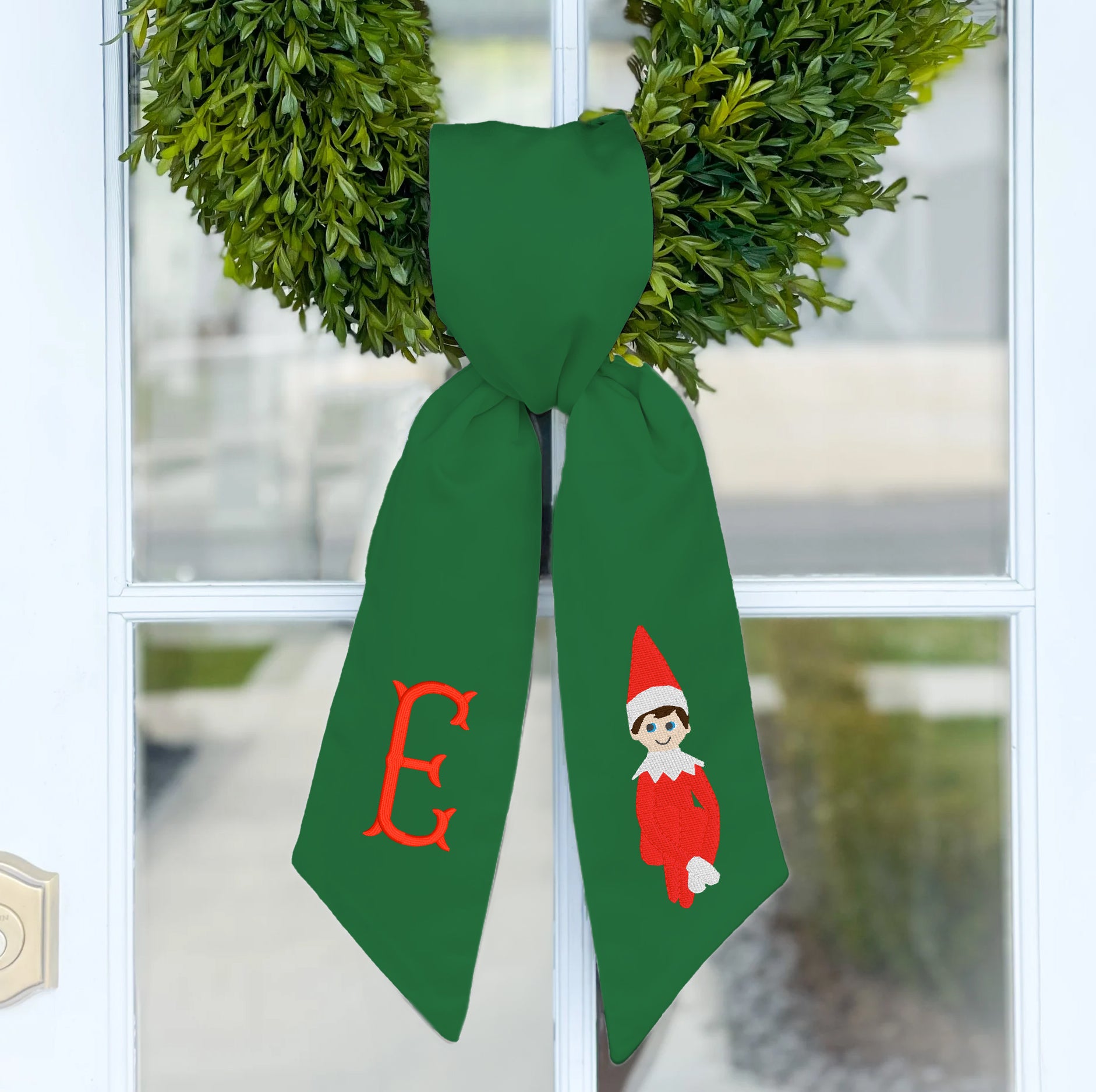 Wreath Sash | Christmas Elf