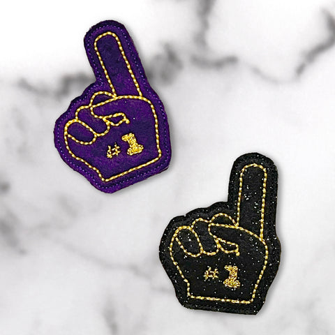 #1 Foam Finger Feltie Clip | OPTIONS