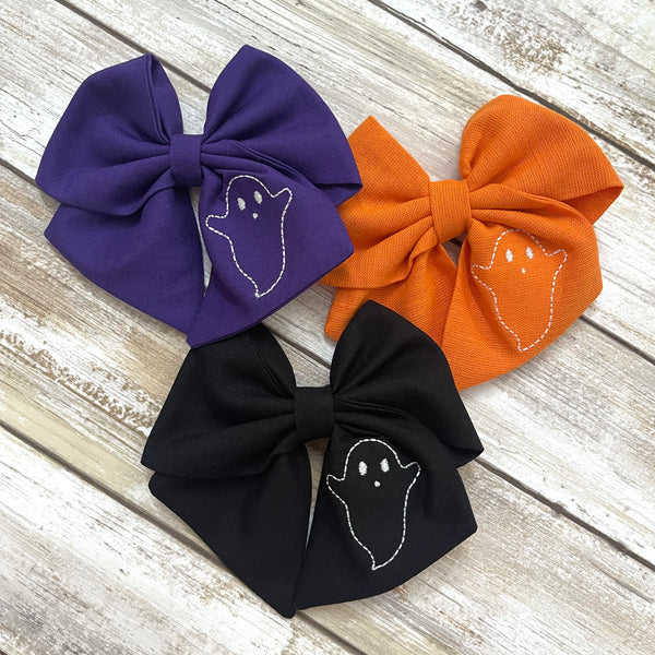 Glow-in-the-dark Ghost Large Sailor Bow | OPTIONS