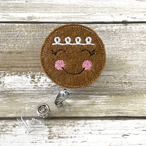 Gingerbread Badge Reel