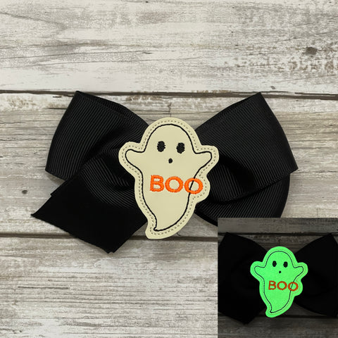 Glow-in-the-dark Ghost Feltie Clip