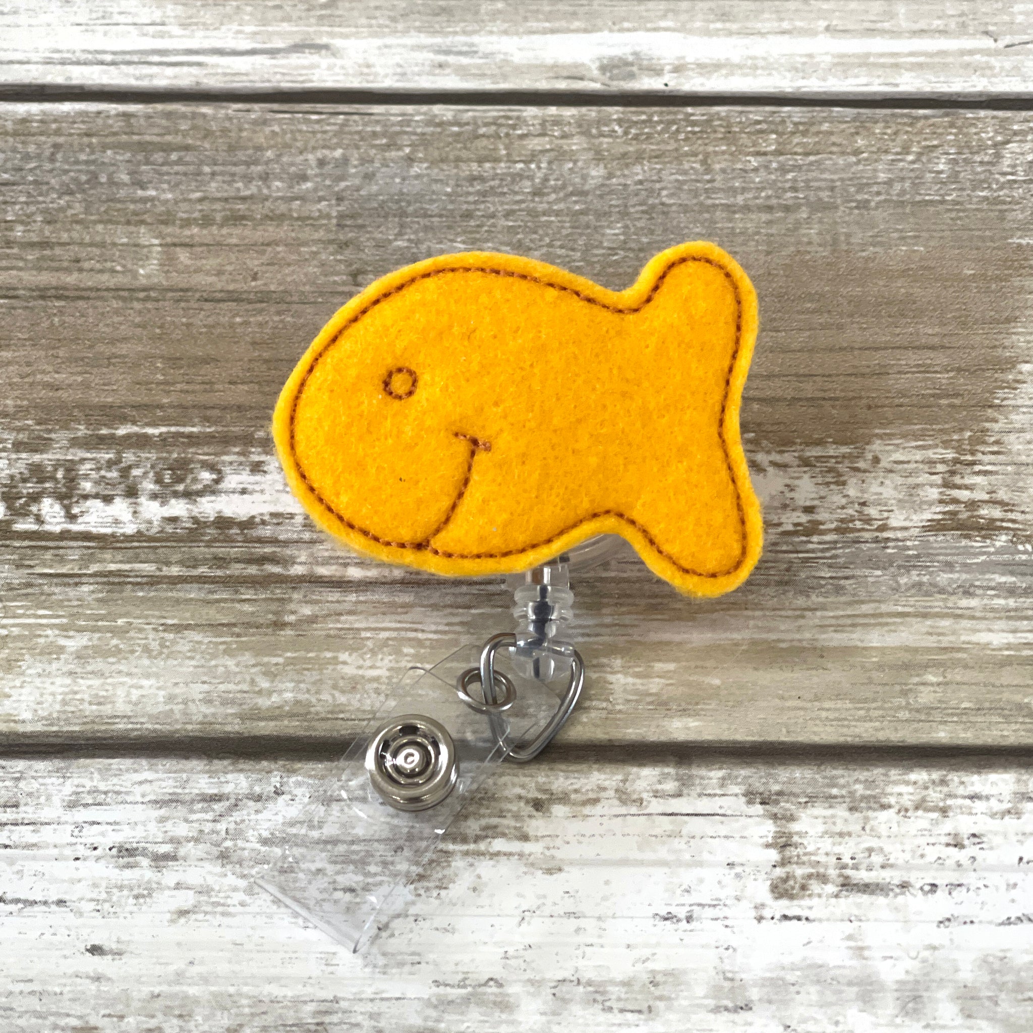 Goldfish Cracker Badge Reel