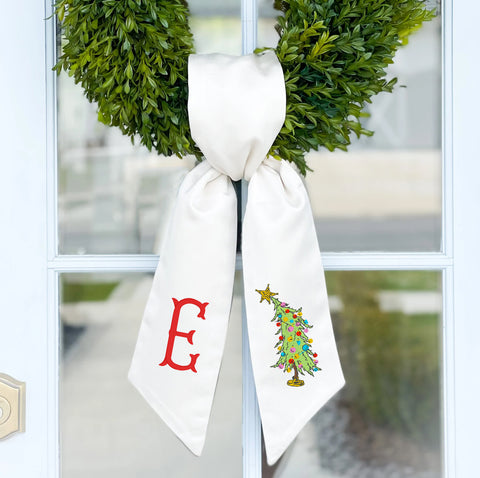 Wreath Sash | Who Christmas Tree